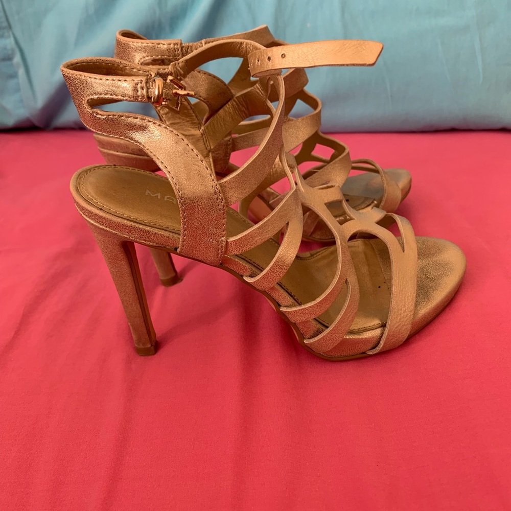 Gold High Heels